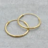 Clearance Faith Guldörhängen creoler 18mm