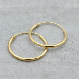 Clearance Faith Guldörhängen creoler 18mm