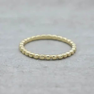 Clearance Faith Guldring med små pluppar