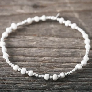 Fashion Faith Silverarmband elastiskt m Sötvattenpärlor