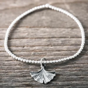 Discount Faith Silverarmband Ginkgoblad