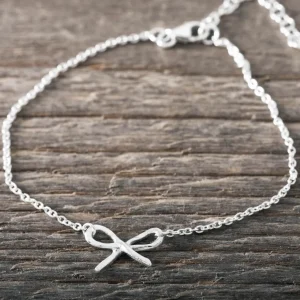 Outlet Faith Silverarmband liten rosett
