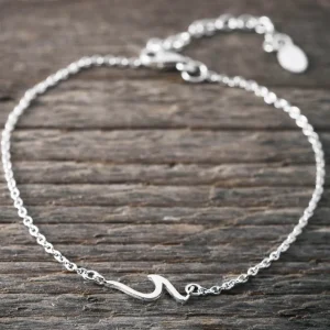 Outlet Faith Silverarmband liten våg
