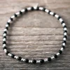 Clearance Faith Silverarmband onyx - unisex