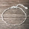 Best Faith Silverarmband supertunn länk med kulor