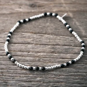 Fashion Faith Silverarmband svart Onyx