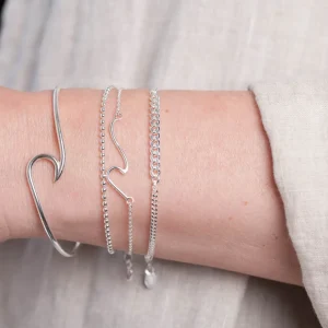 Discount Faith Silverarmband tunn kullänk