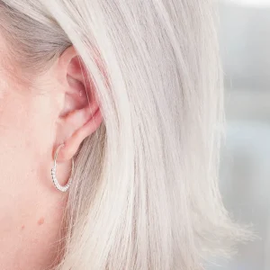 Discount Faith Silvercreoler med minisilverkulor