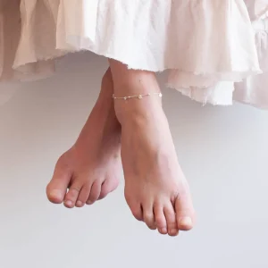 Hot Faith Silverfotlänk Boho coins