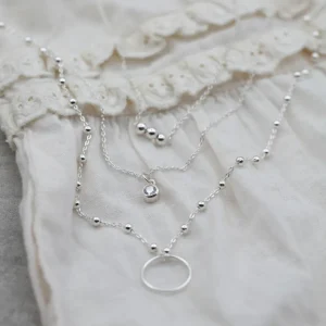 Clearance Faith Silverhalsband tre kulor