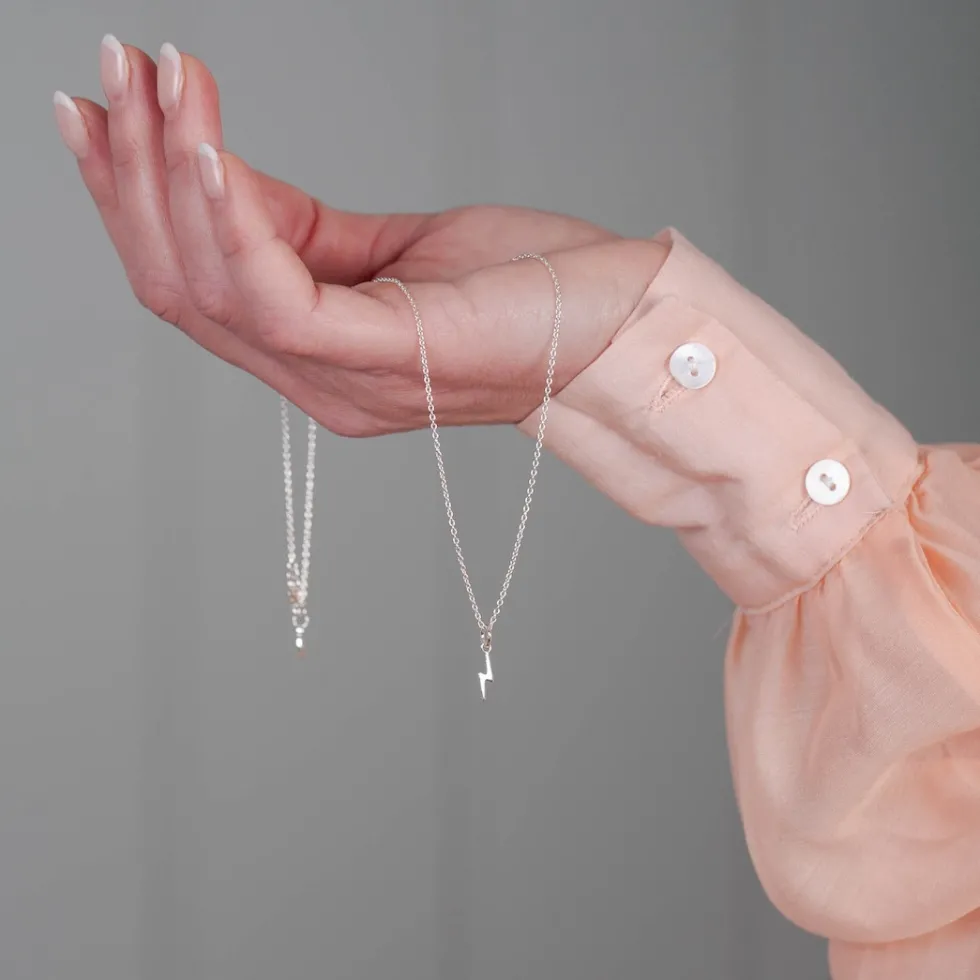 silverhalsband_blixt_0.webp Online Faith Silverhalsband blixt