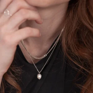 New Faith Silverhalsband chunky chain
