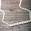 New Faith Silverhalsband kedjelänk