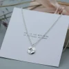 Clearance Faith Silverhalsband kompass