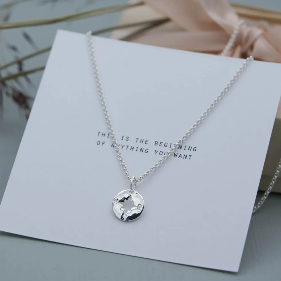 silverhalsband_kompass_0.webp Clearance Faith Silverhalsband kompass