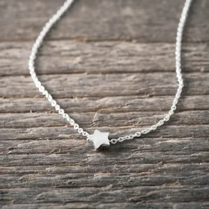 Fashion Faith Silverhalsband liten stjärna