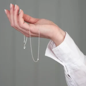 Fashion Faith Silverhalsband miniblomma