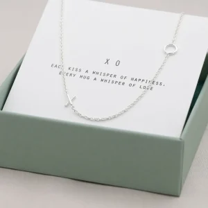 Fashion Faith Silverhalsband puss & kram