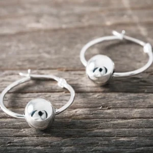 Outlet Faith Silverhoops med stor kula