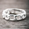 Discount Faith Silvering kedjelänk bred
