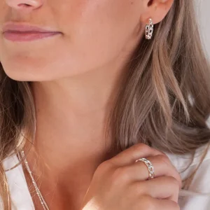 Discount Faith Silvering kedjelänk bred
