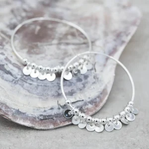 Outlet Faith Silverörhängen Boho-hoops