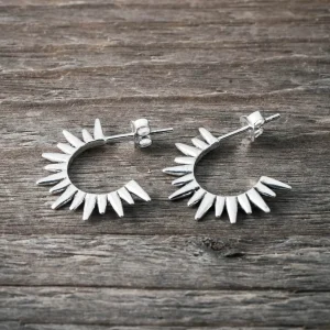 Clearance Faith Silverörhängen creol m spikes