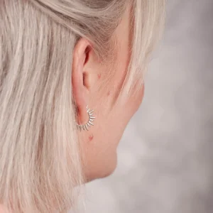 Clearance Faith Silverörhängen creol m spikes