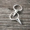 Sale Faith Silverörhängen creoler m hängande spike