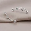 New Faith Silverörhängen ear climber stenar
