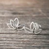 Outlet Faith Silverörhängen lotusblomma