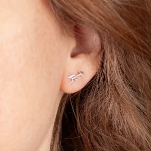 Clearance Faith Silverörhängen pil