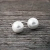 Fashion Faith Silverörhängen pärla 8mm
