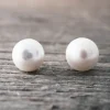 Online Faith Silverörhängen sötvattenpärla 12mm