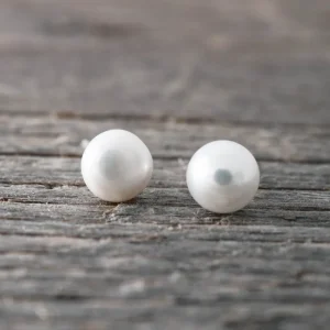 Fashion Faith Silverörhängen sötvattenpärla 6mm