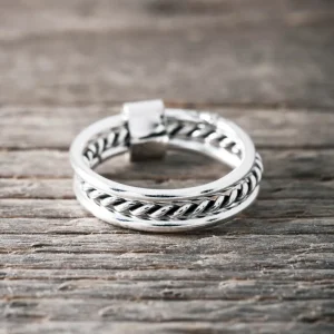 Discount Faith Silverring 3 i 1