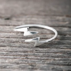 Discount Faith Silverring blixt/blixt