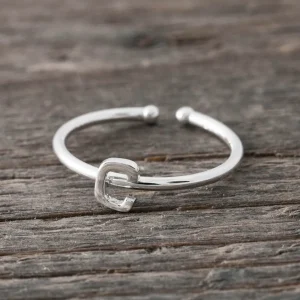 Hot Faith Silverring bokstav C