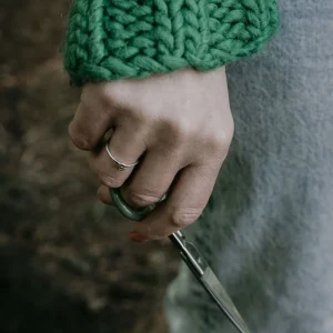 Fashion Faith Silverring bokstav E