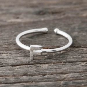 Best Faith Silverring bokstav F