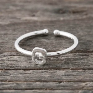 Fashion Faith Silverring bokstav G