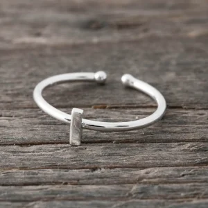 Sale Faith Silverring bokstav I