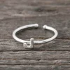 New Faith Silverring bokstav J