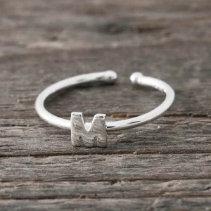 Sale Faith Silverring bokstav M