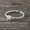 Hot Faith Silverring bokstav R