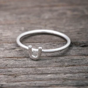 Sale Faith Silverring bokstav U
