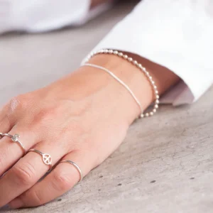 Hot Faith Silverring bokstav Y