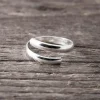 New Faith Silverring fingertopp omlott
