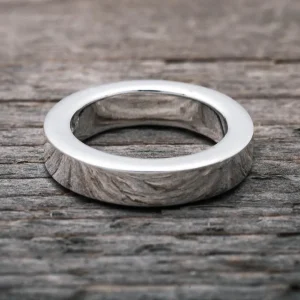 Online Faith Silverring grov kantig