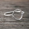 Discount Faith Silverring hamrad cirkel